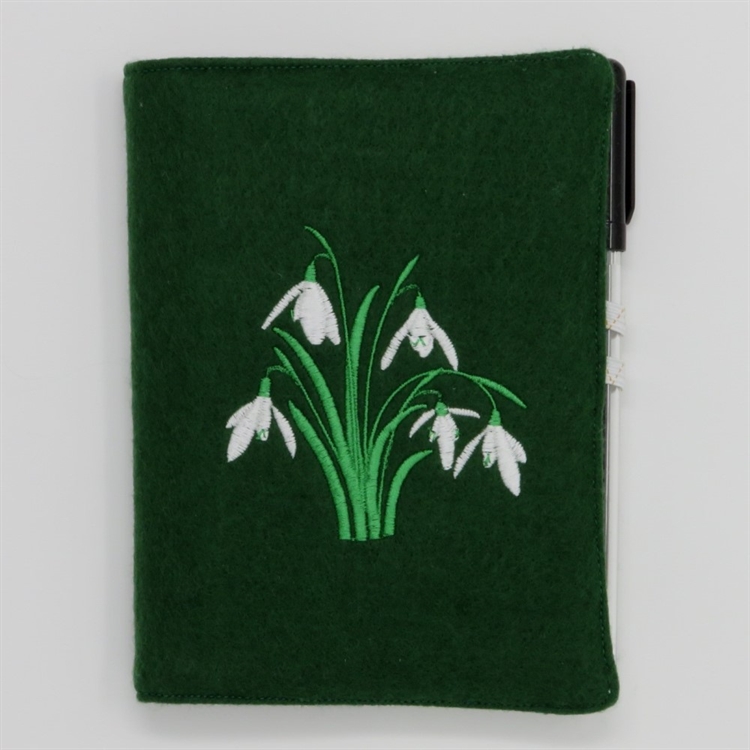 Snowdrops A6 Notebook